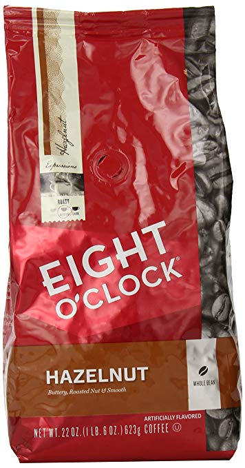 Eight O’Clock Whole Bean Coffee, Hazelnut