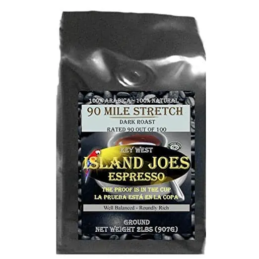 Island Joe’s Best Rated Ground Espresso 90 Mile Stretch